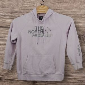 The North Face Women's‎ Graphic Hoodie Lavender Size Large Pullover Sweatshirt